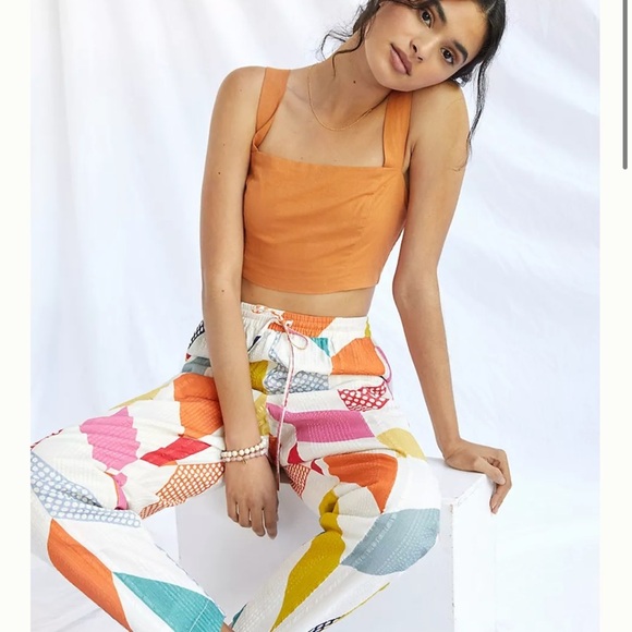 Anthropologie geoblock pants size med new with tags by forever that girl - Picture 4 of 9